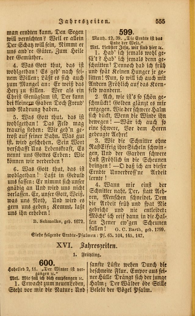 Die Psalmen Davids: nebst einer Sammlung Geistlicher lieder für Oeffentlichen und Privat-Gottesdienst page 557