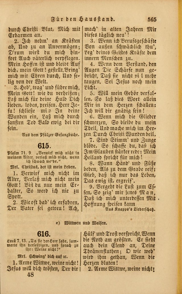 Die Psalmen Davids: nebst einer Sammlung Geistlicher lieder für Oeffentlichen und Privat-Gottesdienst page 567