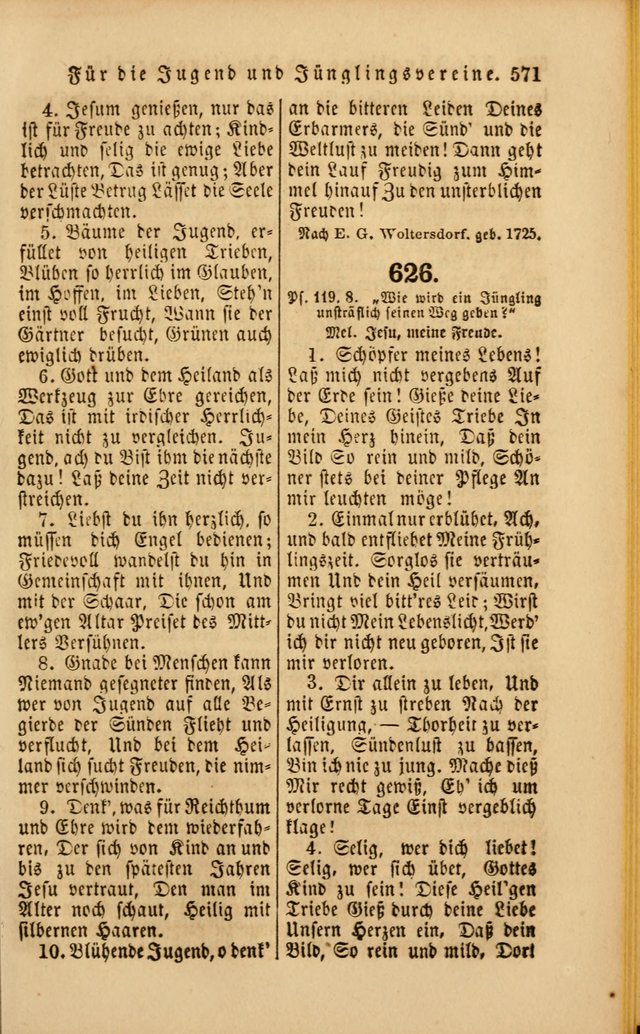 Die Psalmen Davids: nebst einer Sammlung Geistlicher lieder für Oeffentlichen und Privat-Gottesdienst page 573