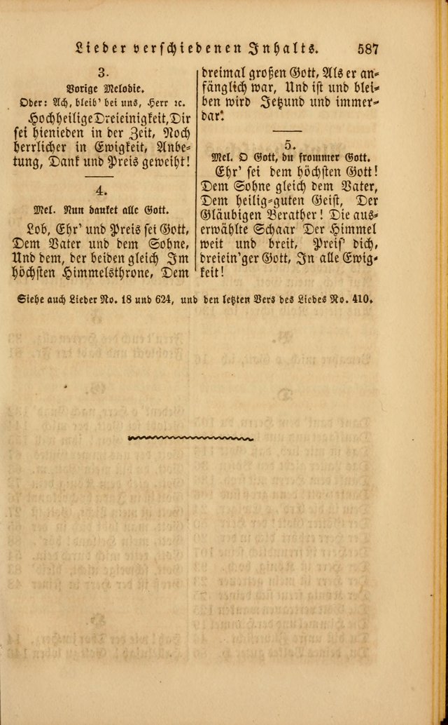 Die Psalmen Davids: nebst einer Sammlung Geistlicher lieder für Oeffentlichen und Privat-Gottesdienst page 589