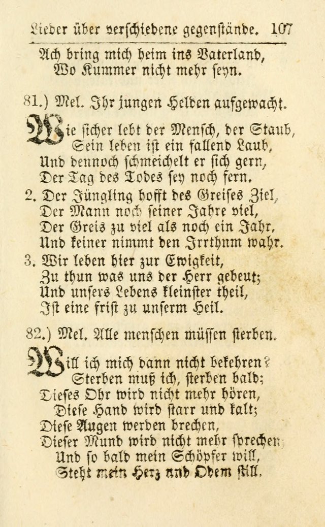 Die kleine Perlen-Samlung : oder Auswahl Geistreicher Lieder, Mehrstenthiels, von manuscripten genommen, zum Dienst, Gebrauch und Auferbauung... (1. Aufl.) page 118