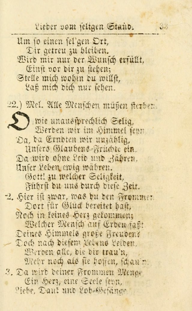 Die kleine Perlen-Samlung : oder Auswahl Geistreicher Lieder, Mehrstenthiels, von manuscripten genommen, zum Dienst, Gebrauch und Auferbauung... (1. Aufl.) page 44