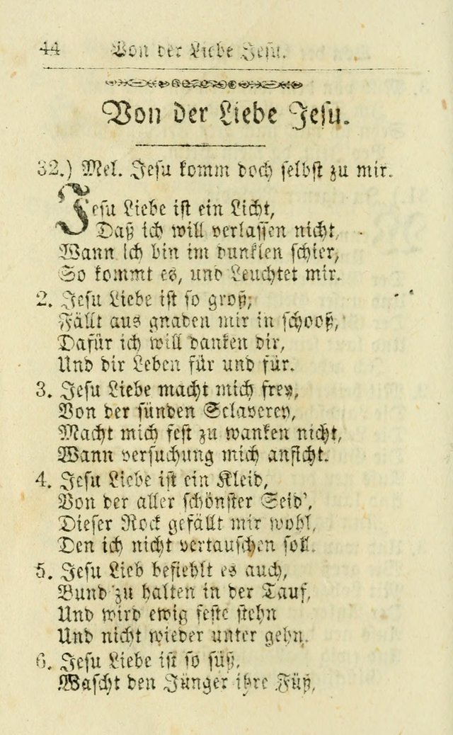 Die kleine Perlen-Samlung : oder Auswahl Geistreicher Lieder, Mehrstenthiels, von manuscripten genommen, zum Dienst, Gebrauch und Auferbauung... (1. Aufl.) page 55