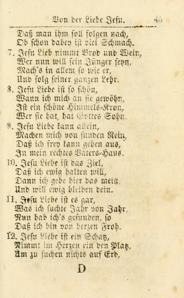 Die kleine Perlen-Samlung : oder Auswahl Geistreicher Lieder, Mehrstenthiels, von manuscripten genommen, zum Dienst, Gebrauch und Auferbauung... (1. Aufl.) page 56