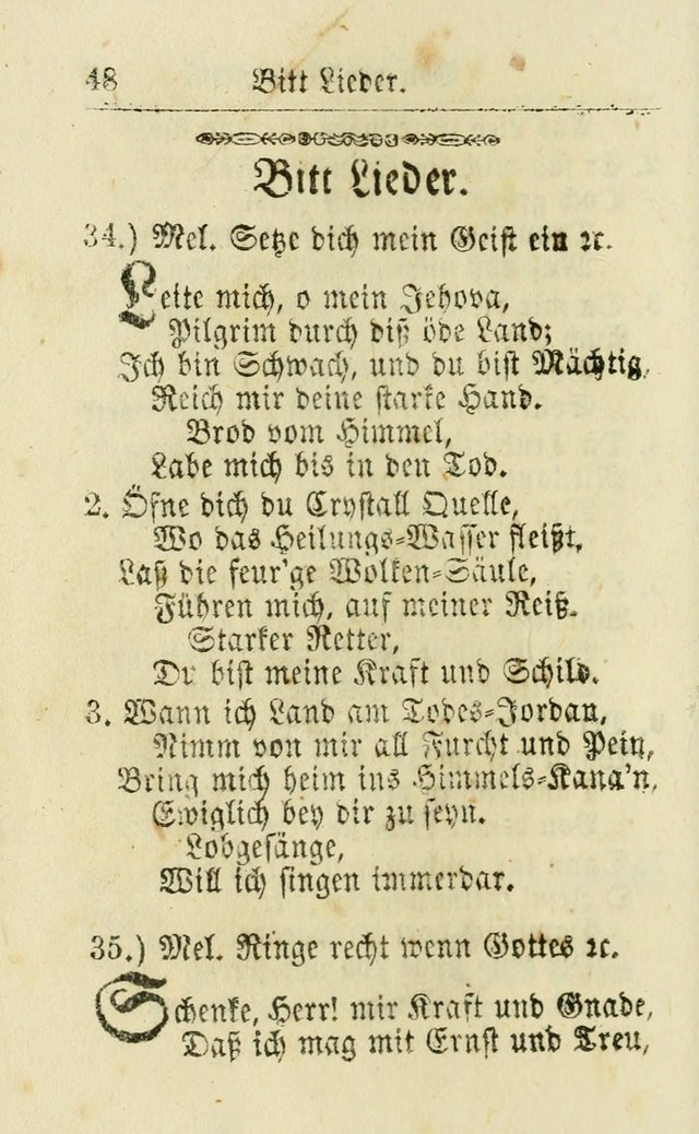 Die kleine Perlen-Samlung : oder Auswahl Geistreicher Lieder, Mehrstenthiels, von manuscripten genommen, zum Dienst, Gebrauch und Auferbauung... (1. Aufl.) page 59