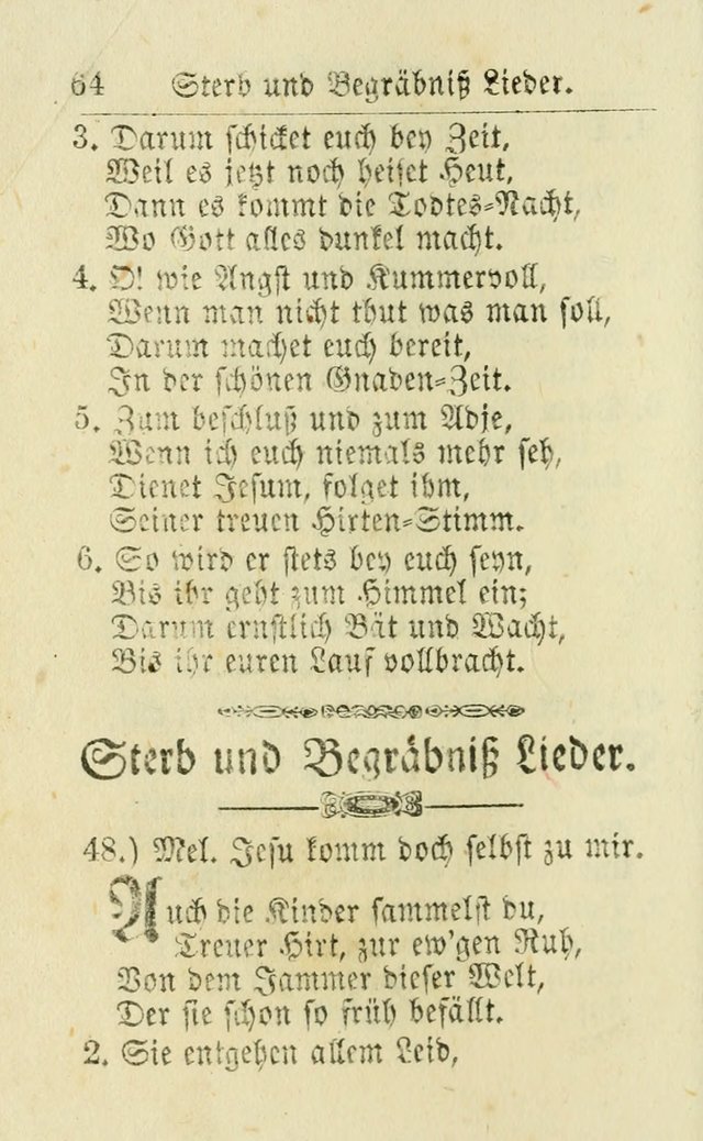 Die kleine Perlen-Samlung : oder Auswahl Geistreicher Lieder, Mehrstenthiels, von manuscripten genommen, zum Dienst, Gebrauch und Auferbauung... (1. Aufl.) page 75