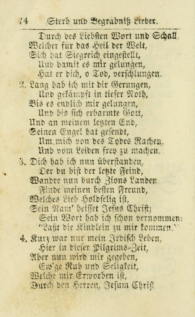 Die kleine Perlen-Samlung : oder Auswahl Geistreicher Lieder, Mehrstenthiels, von manuscripten genommen, zum Dienst, Gebrauch und Auferbauung... (1. Aufl.) page 85