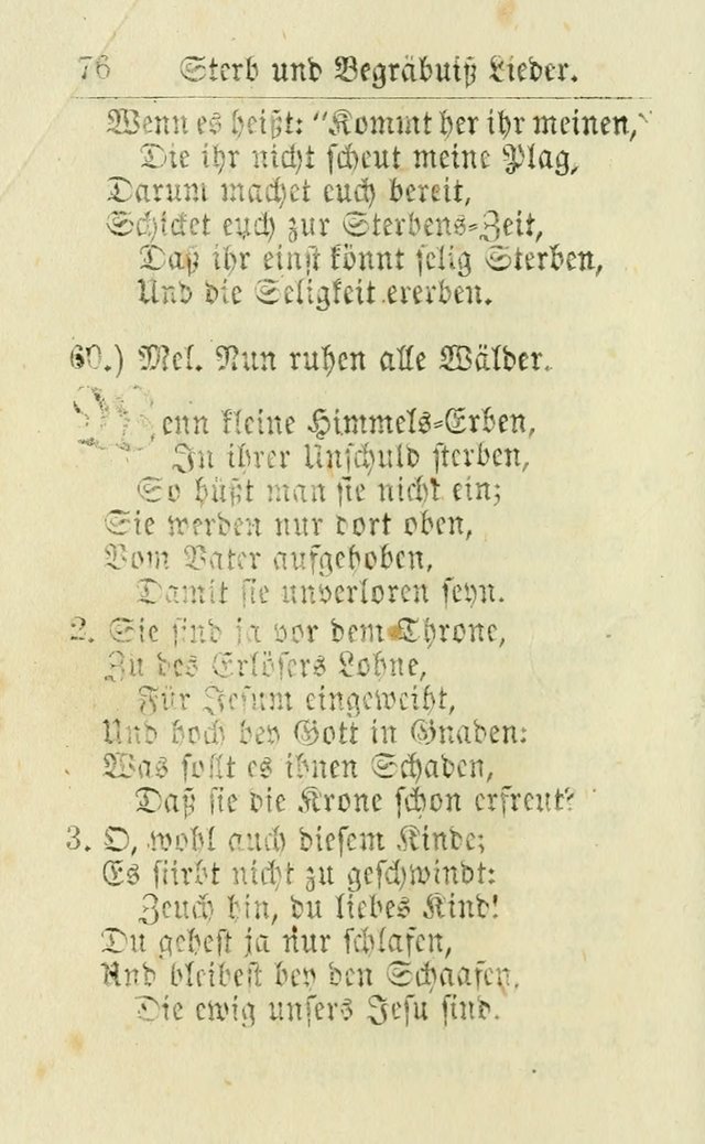 Die kleine Perlen-Samlung : oder Auswahl Geistreicher Lieder, Mehrstenthiels, von manuscripten genommen, zum Dienst, Gebrauch und Auferbauung... (1. Aufl.) page 87