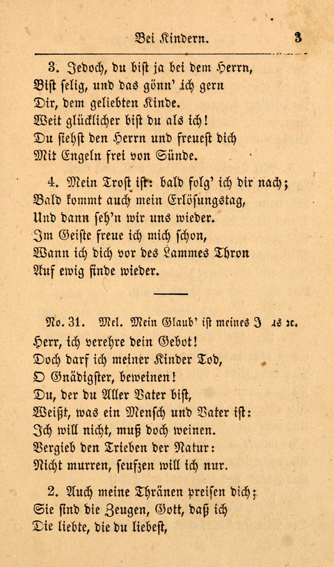 Der Sänger am Grabe: Eine Auswahl Lieder zum Gebrauch bei Leichen-Begängnissen, wie auch Trost-Lieder für Solche, die um geliebte Todte trauern page 27