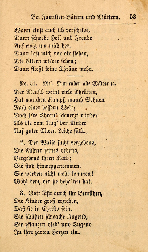 Der Sänger am Grabe: Eine Auswahl Lieder zum Gebrauch bei Leichen-Begängnissen, wie auch Trost-Lieder für Solche, die um geliebte Todte trauern page 49