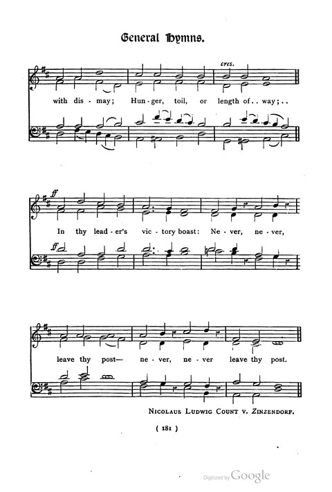 The Day School Hymn Book: with tunes (New and enlarged edition) page 181