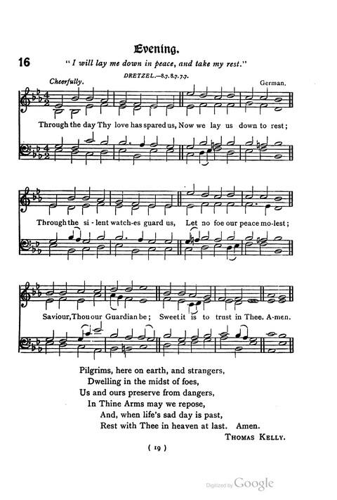 The Day School Hymn Book: with tunes (New and enlarged edition) page 19