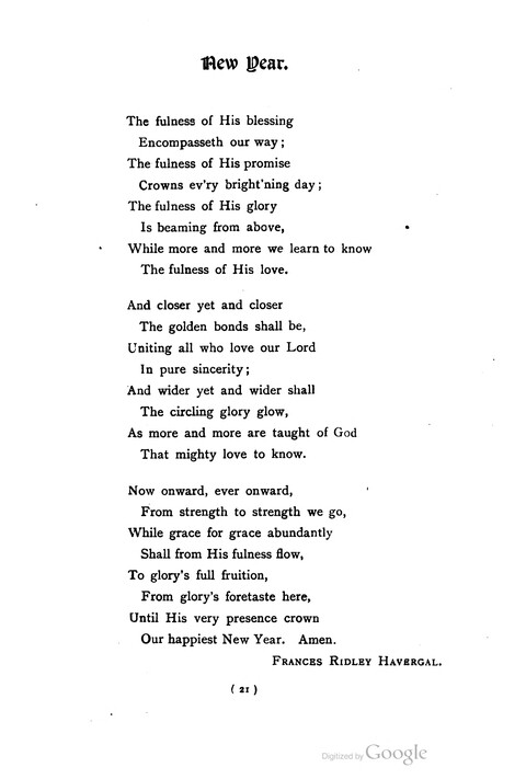 The Day School Hymn Book: with tunes (New and enlarged edition) page 21