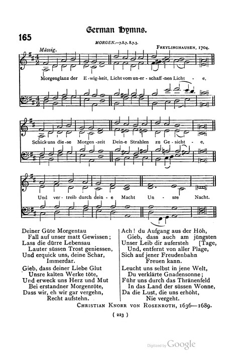 The Day School Hymn Book: with tunes (New and enlarged edition) page 223