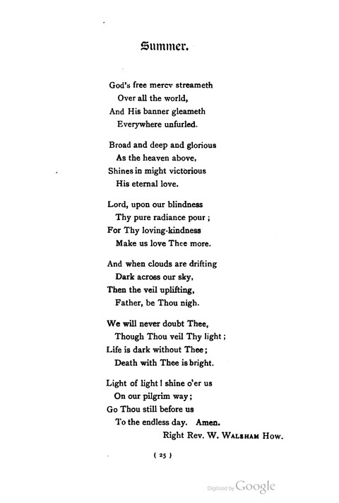 The Day School Hymn Book: with tunes (New and enlarged edition) page 25