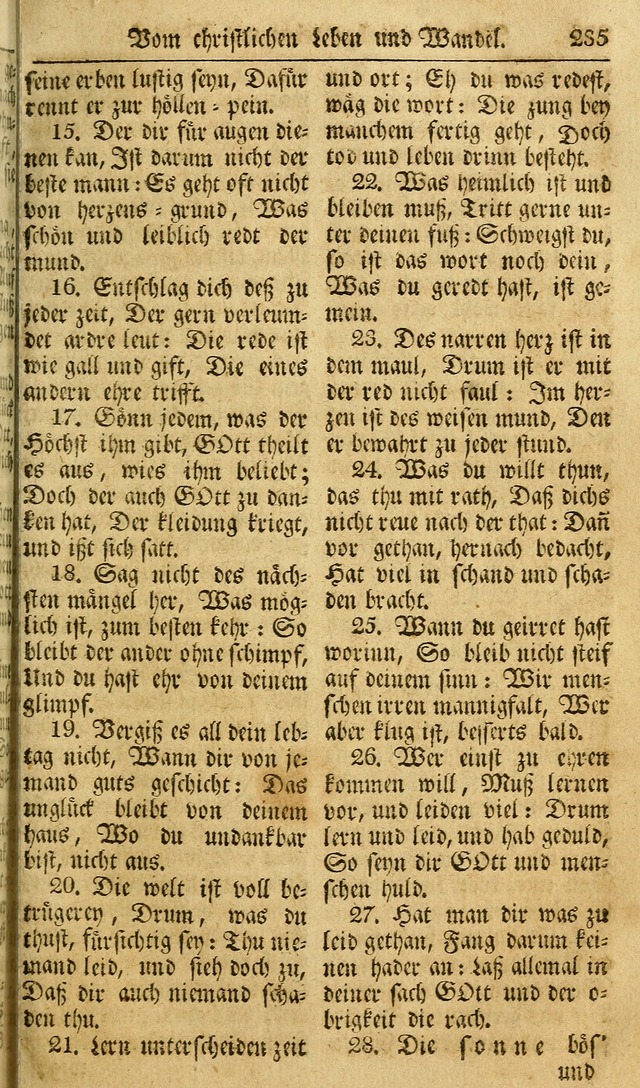 Das Geistliche Saitenspiel: oder, Eine Sammlung auserlesener, erbaulicher, geistreicher Lieder zum Gebrauch aller Gottliebenden Seelen, insonderheit für dei Gemeinen der Evangelischen... (1st Aufl.) page 235