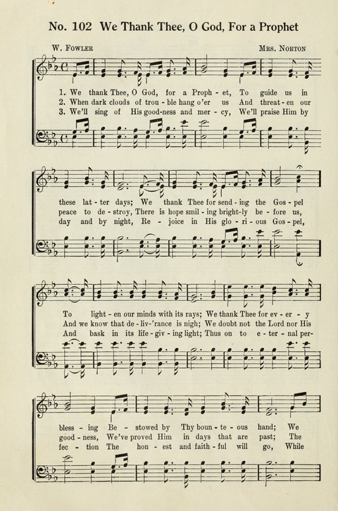 Deseret Sunday School Songs page 102