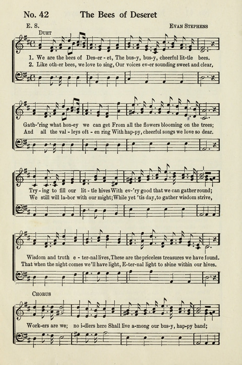 Deseret Sunday School Songs page 42