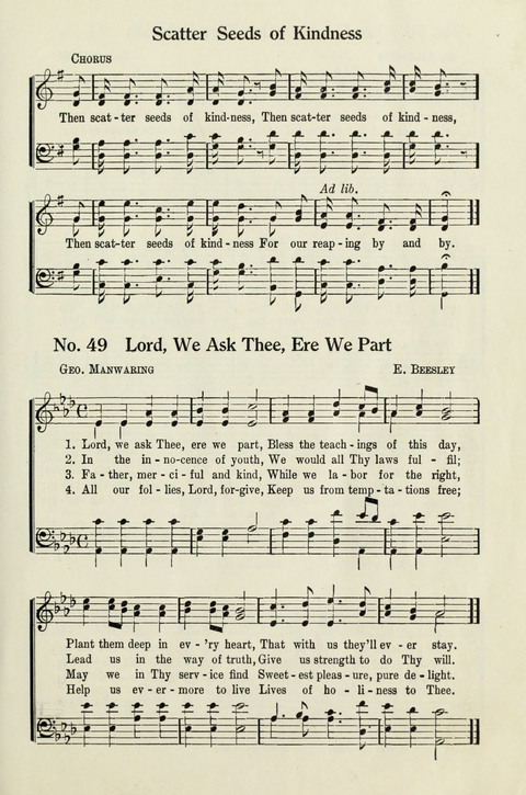 Deseret Sunday School Songs page 49