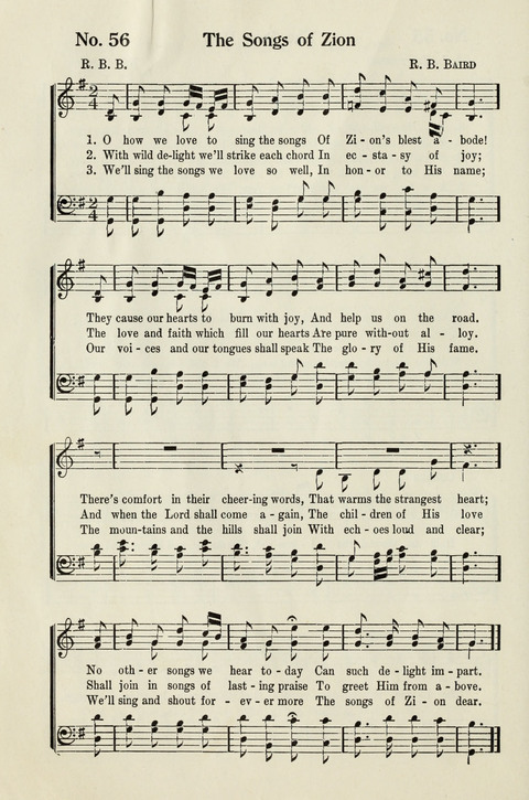 Deseret Sunday School Songs page 56