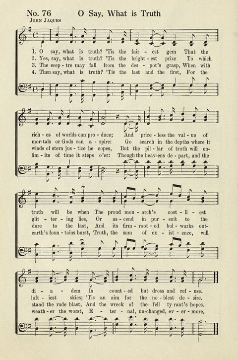 Deseret Sunday School Songs page 76