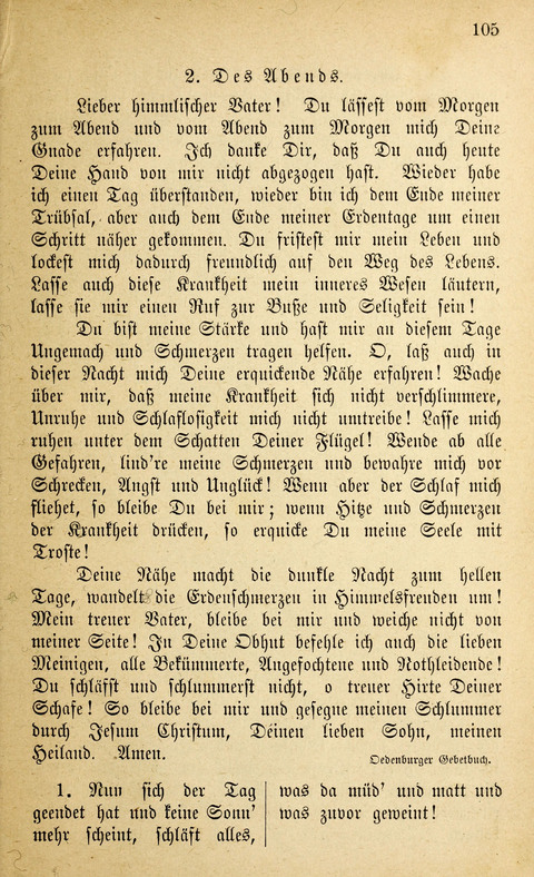 Des "Heils Vollendung": eine Sammlung von Sterbe-, Begräbniß- und Trostliedern für evangelische Christen page 105