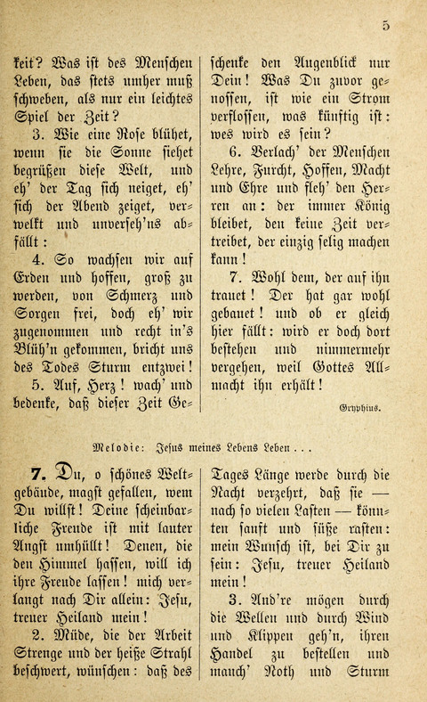 Des "Heils Vollendung": eine Sammlung von Sterbe-, Begräbniß- und Trostliedern für evangelische Christen page 5