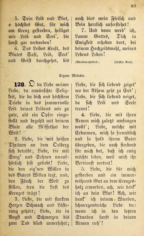 Des "Heils Vollendung": eine Sammlung von Sterbe-, Begräbniß- und Trostliedern für evangelische Christen page 89