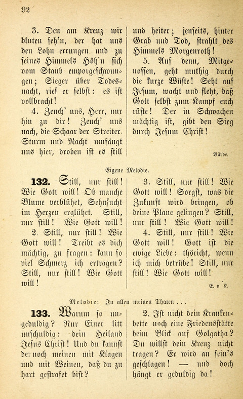 Des "Heils Vollendung": eine Sammlung von Sterbe-, Begräbniß- und Trostliedern für evangelische Christen page 92