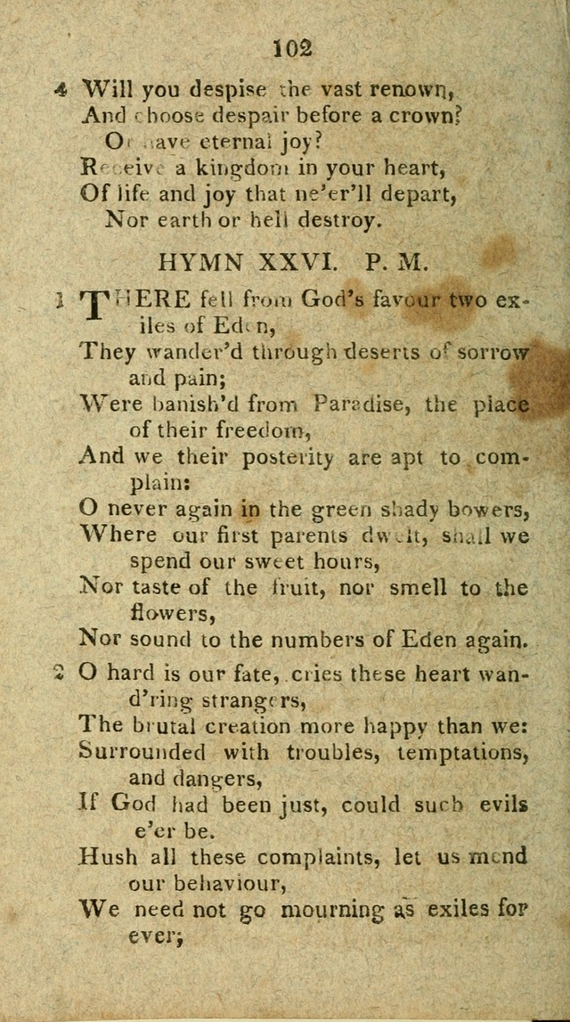 The Discipline of the United Freewill Baptist Church: together with hymns and spiritual songs, for the use of its members page 102