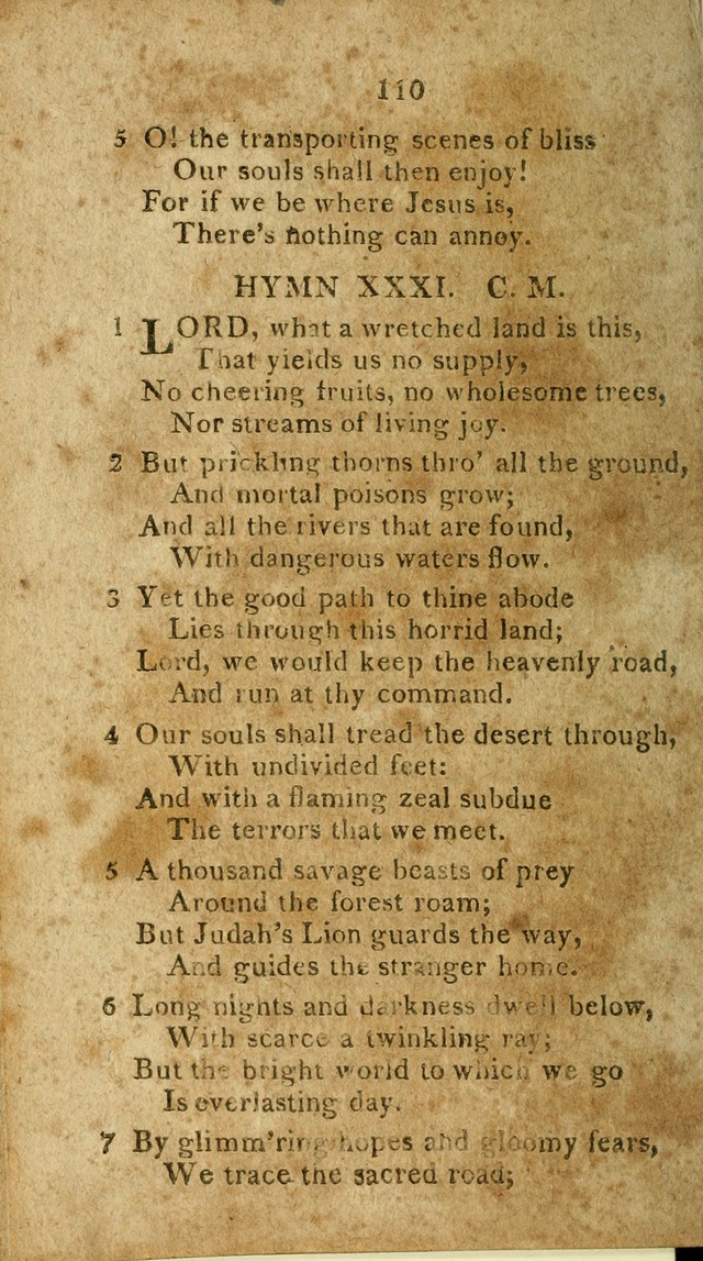 The Discipline of the United Freewill Baptist Church: together with hymns and spiritual songs, for the use of its members page 110