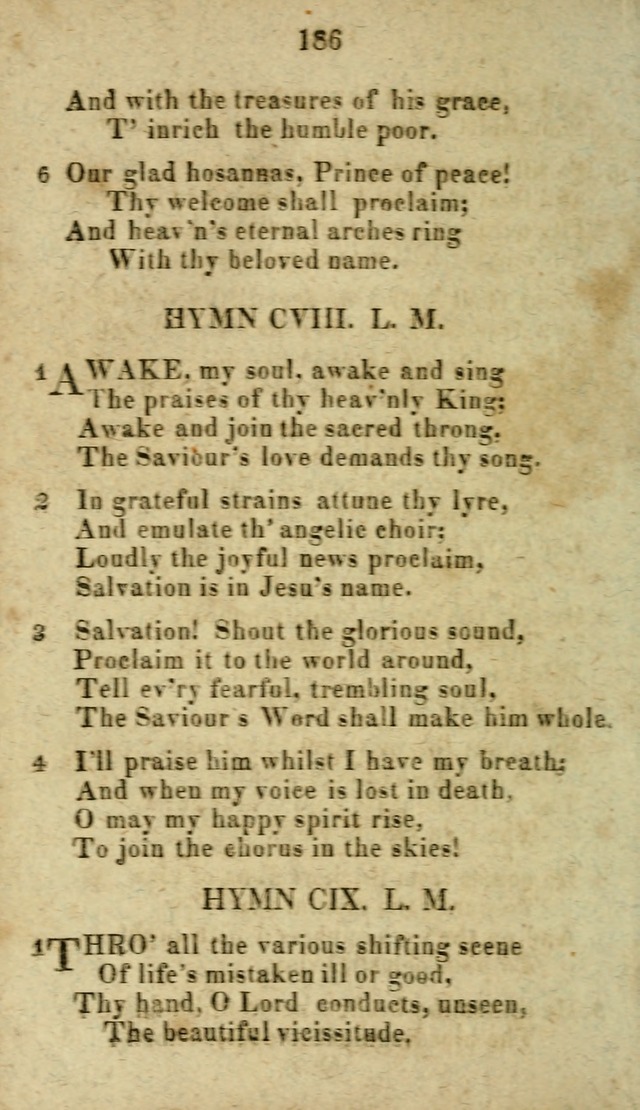 The Discipline of the United Freewill Baptist Church: together with hymns and spiritual songs, for the use of its members page 188