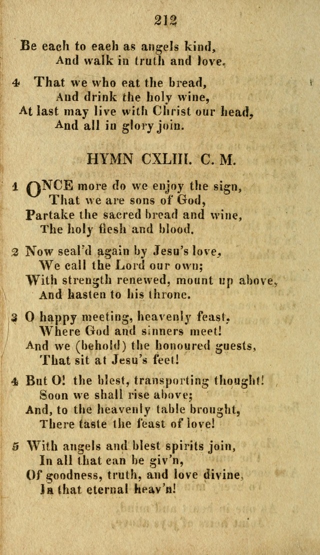 The Discipline of the United Freewill Baptist Church: together with hymns and spiritual songs, for the use of its members page 214