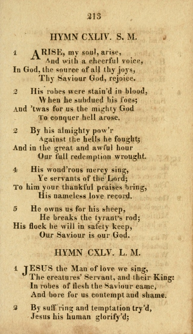 The Discipline of the United Freewill Baptist Church: together with hymns and spiritual songs, for the use of its members page 215