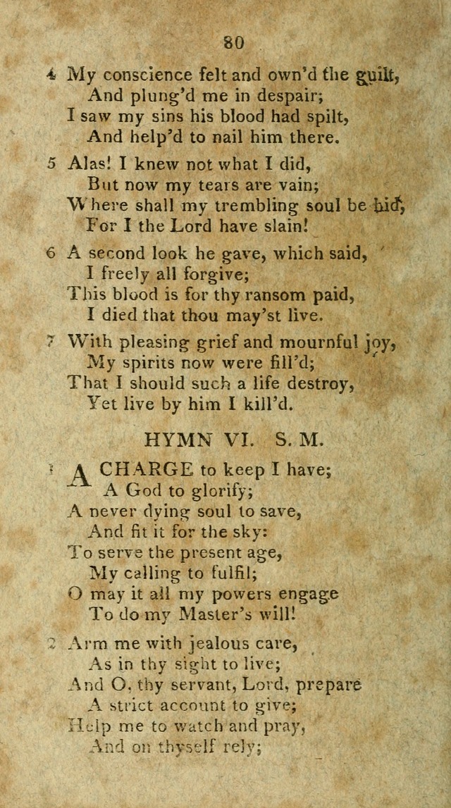 The Discipline of the United Freewill Baptist Church: together with hymns and spiritual songs, for the use of its members page 80