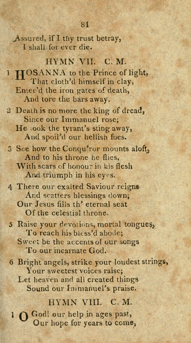 The Discipline of the United Freewill Baptist Church: together with hymns and spiritual songs, for the use of its members page 81