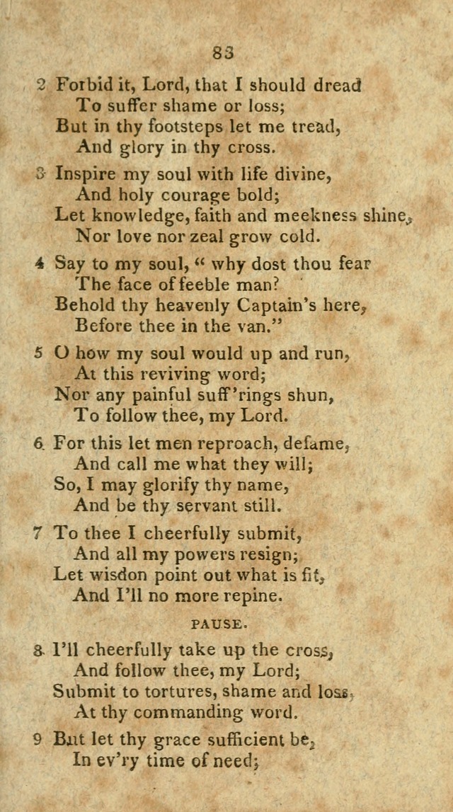 The Discipline of the United Freewill Baptist Church: together with hymns and spiritual songs, for the use of its members page 83