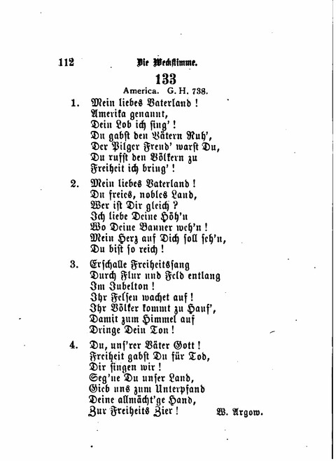 Die Weckstimme: Eine Sammlung geistlicher Lieder für jugendliche Sänger (8th ed.) page 110