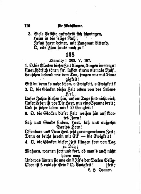 Die Weckstimme: Eine Sammlung geistlicher Lieder für jugendliche Sänger (8th ed.) page 114