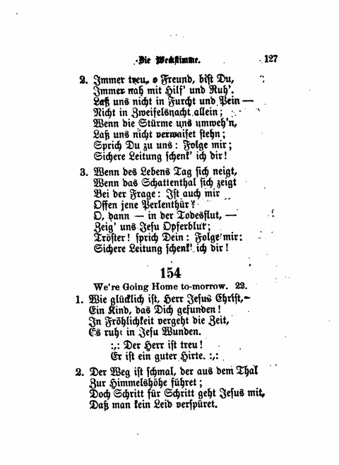 Die Weckstimme: Eine Sammlung geistlicher Lieder für jugendliche Sänger (8th ed.) page 125