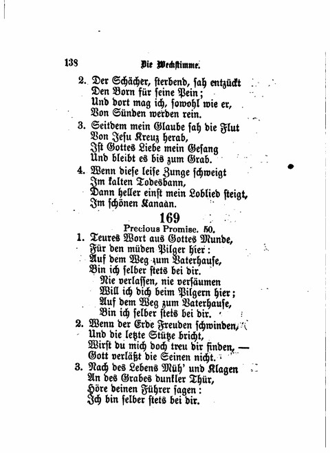 Die Weckstimme: Eine Sammlung geistlicher Lieder für jugendliche Sänger (8th ed.) page 136