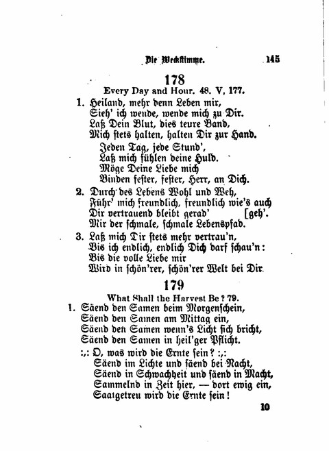 Die Weckstimme: Eine Sammlung geistlicher Lieder für jugendliche Sänger (8th ed.) page 143