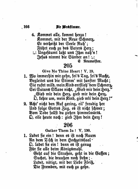 Die Weckstimme: Eine Sammlung geistlicher Lieder für jugendliche Sänger (8th ed.) page 164