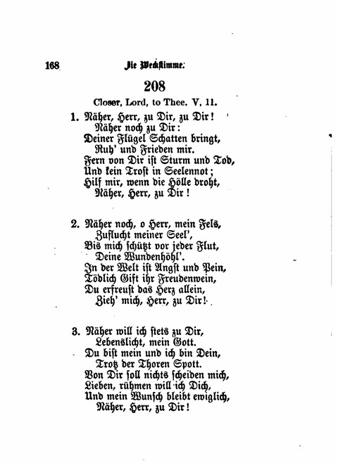 Die Weckstimme: Eine Sammlung geistlicher Lieder für jugendliche Sänger (8th ed.) page 166