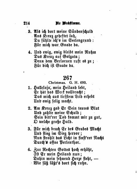 Die Weckstimme: Eine Sammlung geistlicher Lieder für jugendliche Sänger (8th ed.) page 212