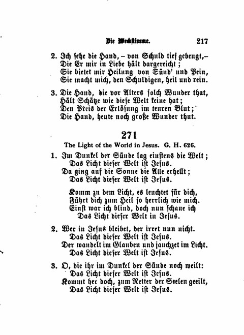 Die Weckstimme: Eine Sammlung geistlicher Lieder für jugendliche Sänger (8th ed.) page 215