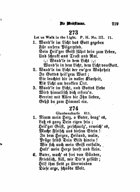 Die Weckstimme: Eine Sammlung geistlicher Lieder für jugendliche Sänger (8th ed.) page 217