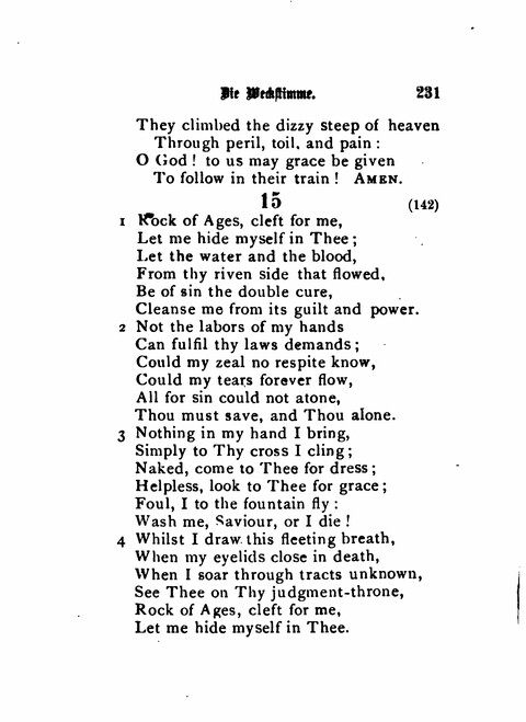 Die Weckstimme: Eine Sammlung geistlicher Lieder für jugendliche Sänger (8th ed.) page 229