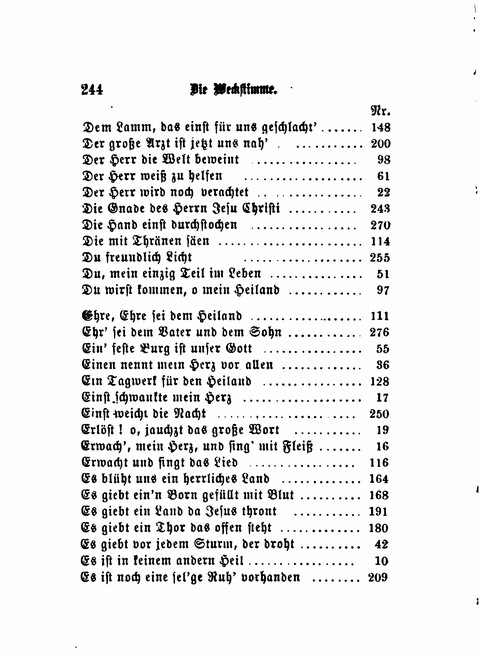 Die Weckstimme: Eine Sammlung geistlicher Lieder für jugendliche Sänger (8th ed.) page 242