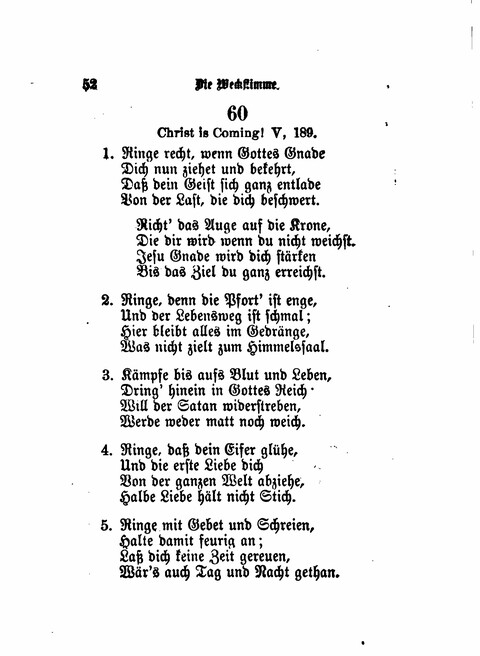 Die Weckstimme: Eine Sammlung geistlicher Lieder für jugendliche Sänger (8th ed.) page 50